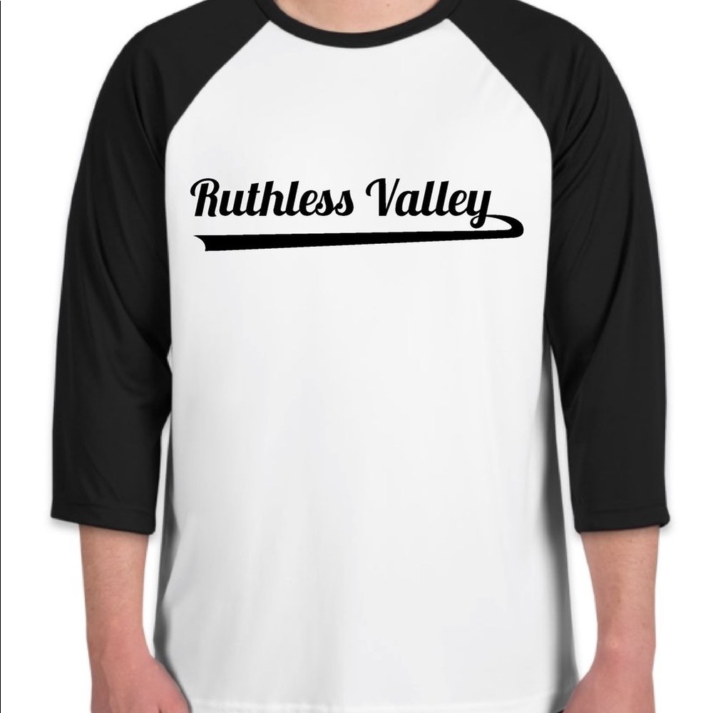 Ruthless Valley Baseball Tee